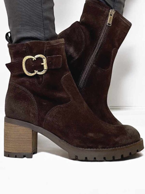 Bottine Femme Cuir Marron Jumel Minka Design pour femme