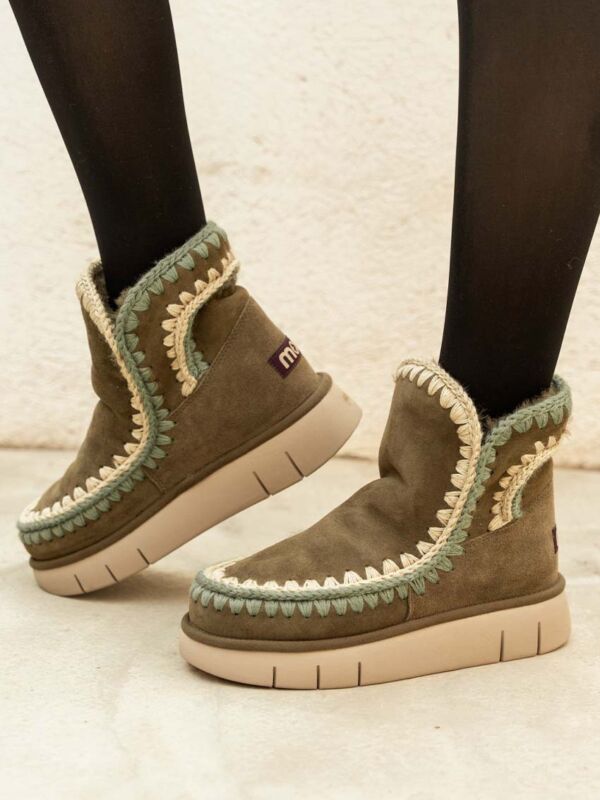 Bottines Mou Kaki FW531025A Moo