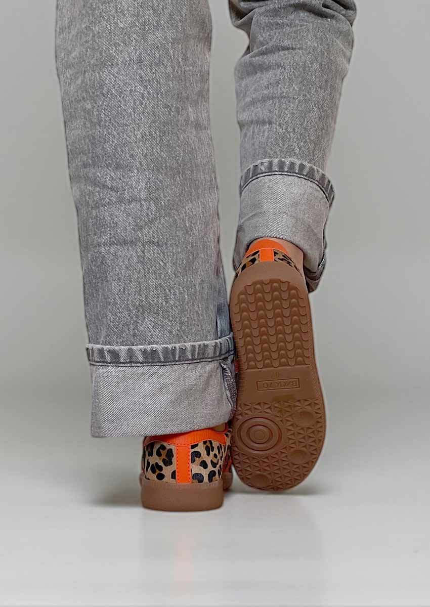 Back70 Basket Femme Cloud Leopard Orange P31 Back70 Basket Femme Cloud Leopard Orange P31