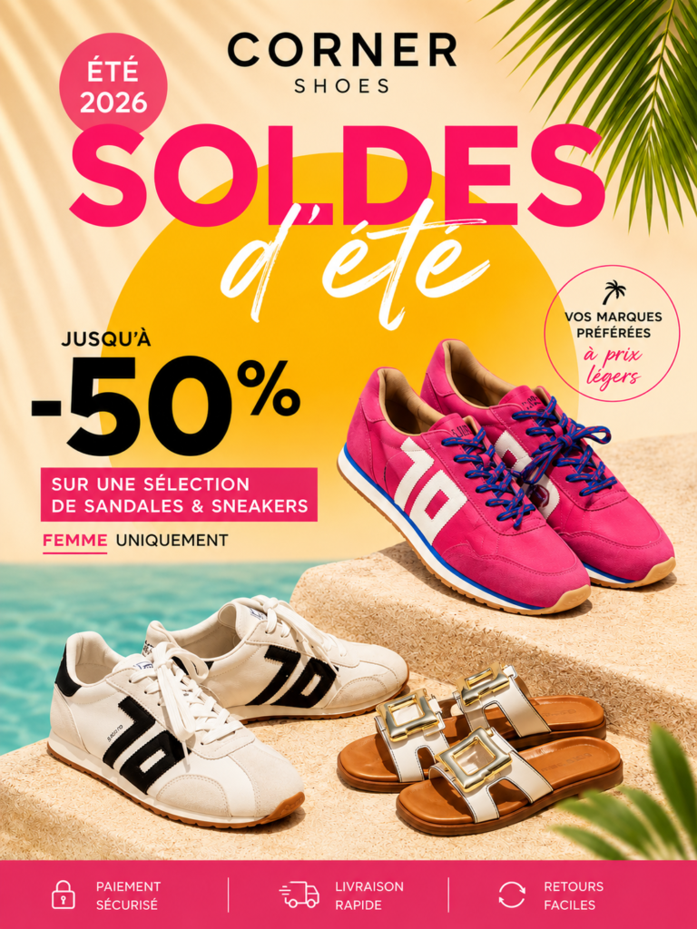 chaussures soldes femme été 2026