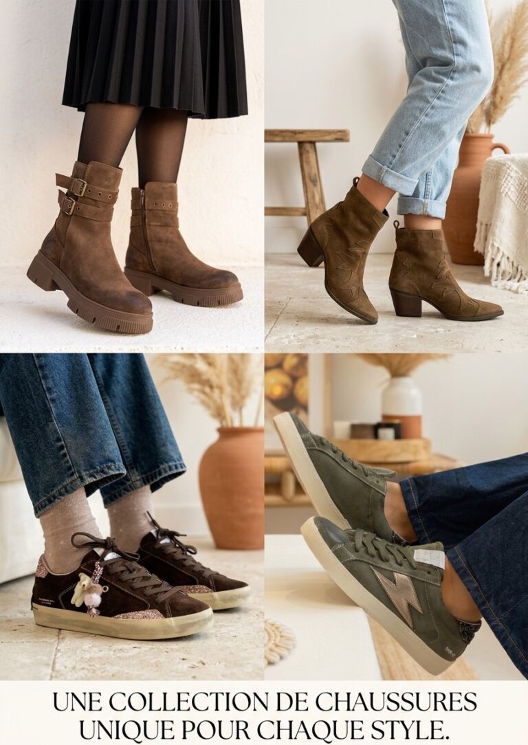 sneakers et bottines marron et kaki tendance automne-hiver 2026